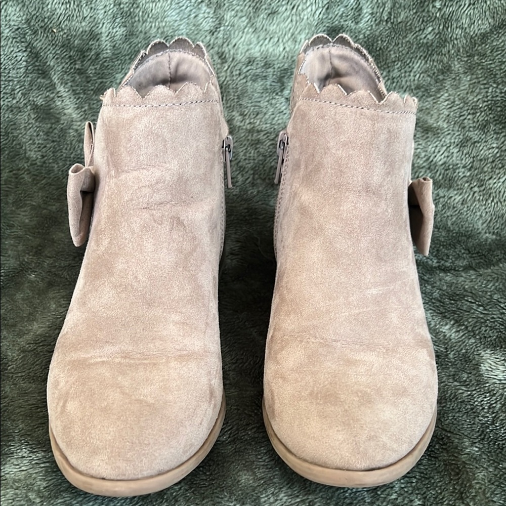 Girls Tan Ankle Boots